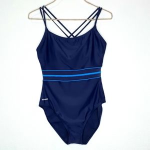 Speedo crossback with mesh waistband sz16